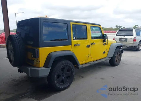 2008 Jeep Wrangler Unlimited X из США, поврежденный, VIN 1J4GA39158L566085
